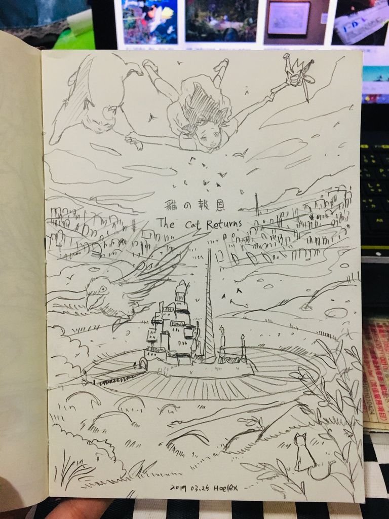 吉卜力動畫手稿展%2F插畫二創繪 By Hoelex浩理斯