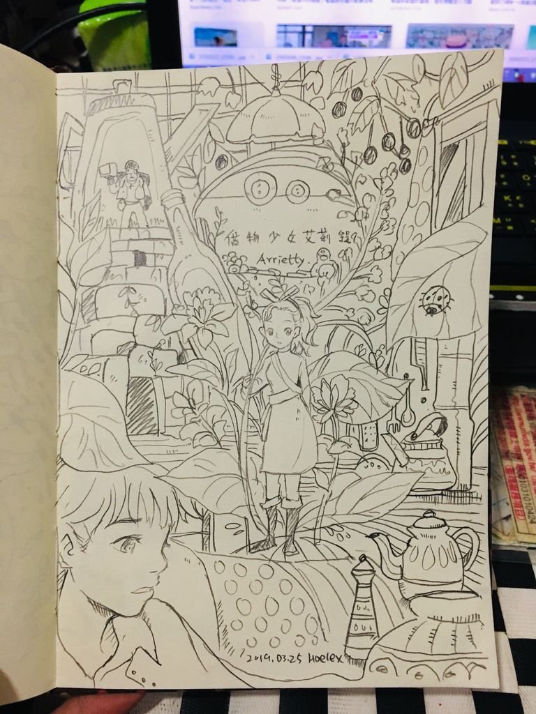 吉卜力動畫手稿展%2F插畫二創繪 By Hoelex浩理斯