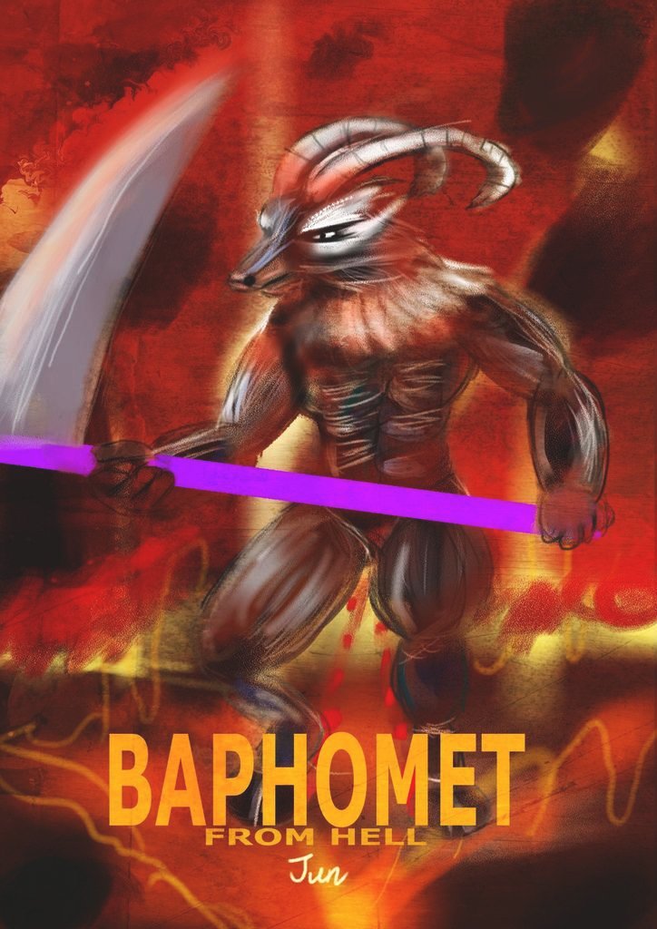 神奇守護幻獸-巴風特Baphomet-鄭惠君.jpg