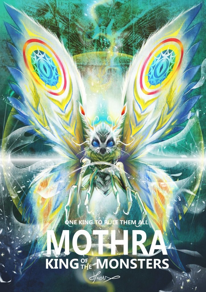 神奇守護幻獸-哥吉拉ゴジラGodzilla-摩斯拉 Mothra-hoelex.jpg