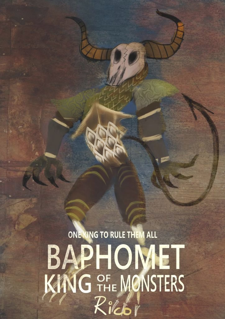 神奇守護幻獸-召喚魔法生物-巴風特(羊頭) Baphomet-Rico.jpg