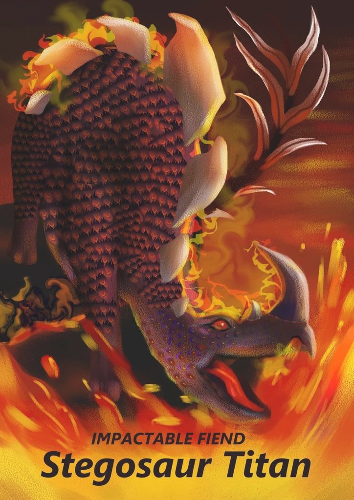 神奇守護幻獸-【Evil world dragon魔龍世界】- 劍龍泰坦 Stegosaur Titan-湯茜茹.jpg