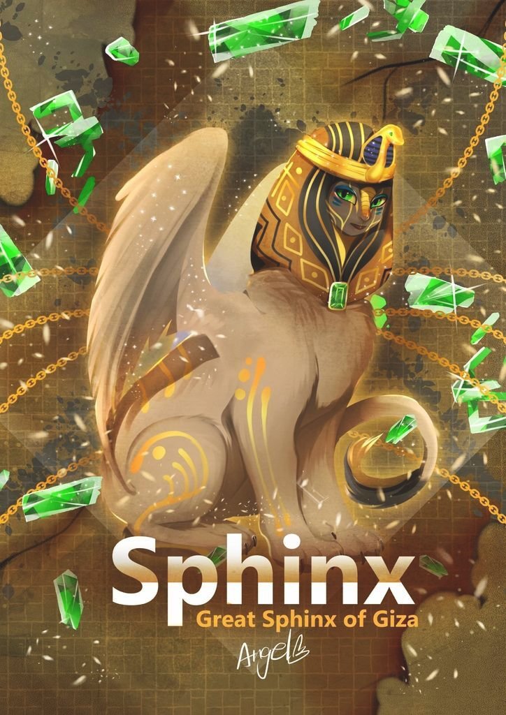 神奇守護幻獸-埃及神話-人面獅身像(斯芬克斯) Sphinx-劉有容.jpg