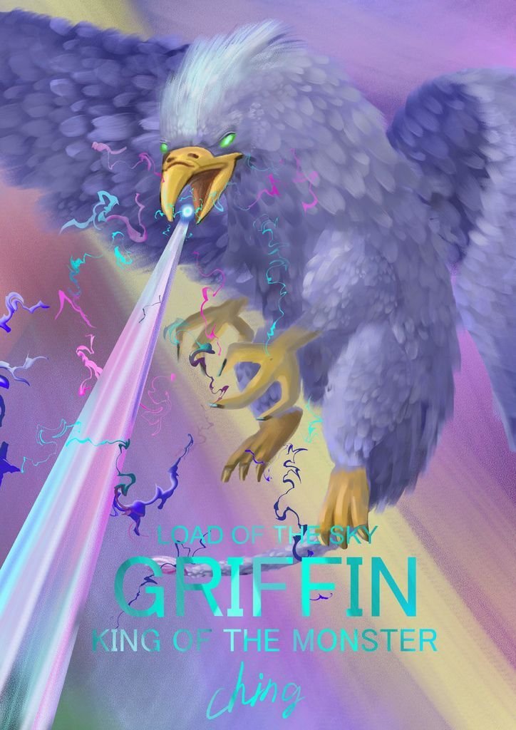 神奇守護幻獸-雷電格里芬thunder griffin-陳慶chinggogo.jpg