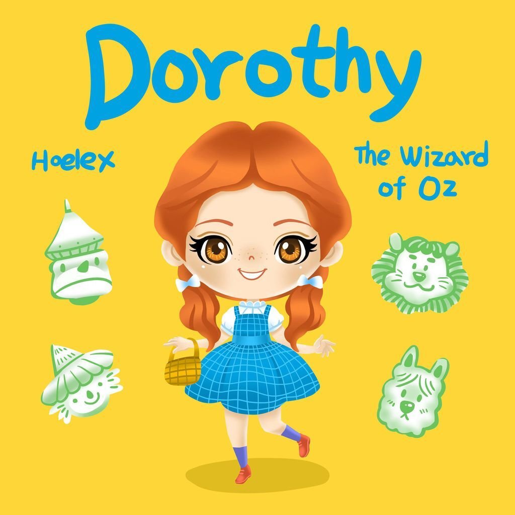 二等身Ｑ版-綠野仙蹤The Wizard of Oz-桃樂絲Dorothy-hoelex.jpg