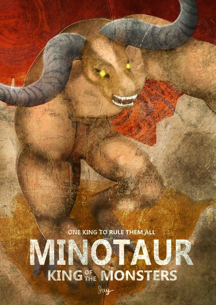 神奇守護幻獸-彌諾陶洛斯-米諾陶(牛頭)Minotaur-鄭佳峰.jpg