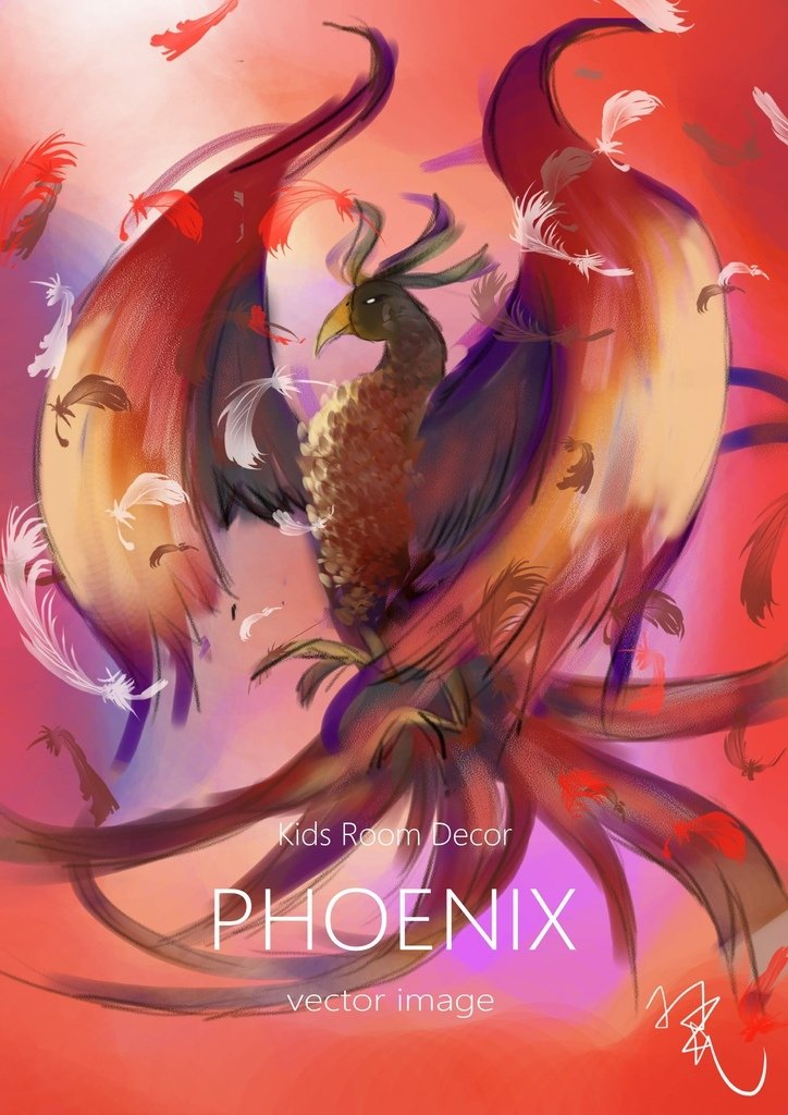 神奇守護幻獸-守護神獸-召喚魔法生物-鳳凰不死鳥Phoenix-廖羽婕_bak.jpg