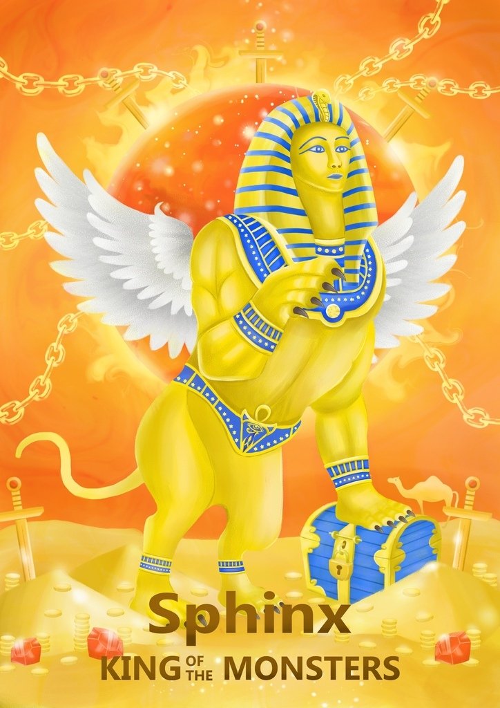 神奇守護幻獸-召喚魔法生物-史芬克斯 Sphinx-洪鈺棋(黑色)Yuki.jpg