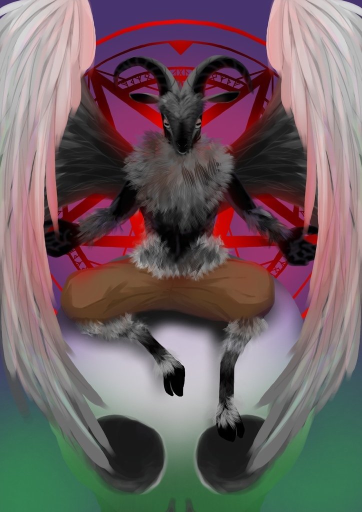 神奇守護幻獸-巴風特Baphomet-王秦.jpg