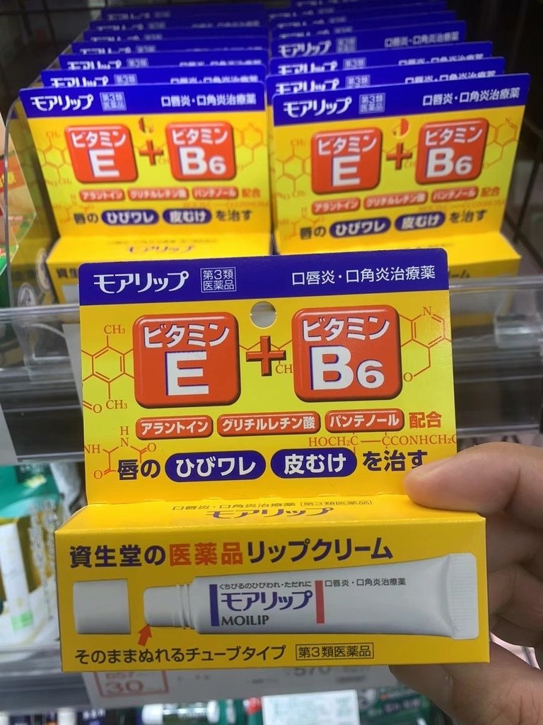 資生堂Moilip 維生素 E B6 潤唇膏/口角炎膏