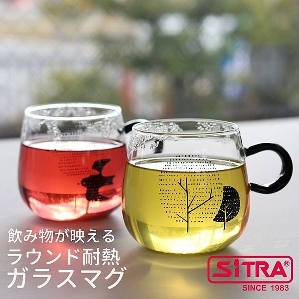 【大感謝祭】 北歐風耐熱玻璃馬克杯(附蓋)