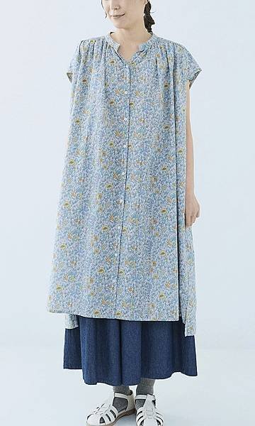 クラウドナイン 法式袖花紋洋裝