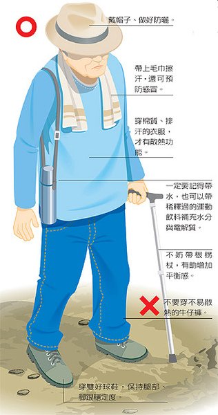 老人爬山1