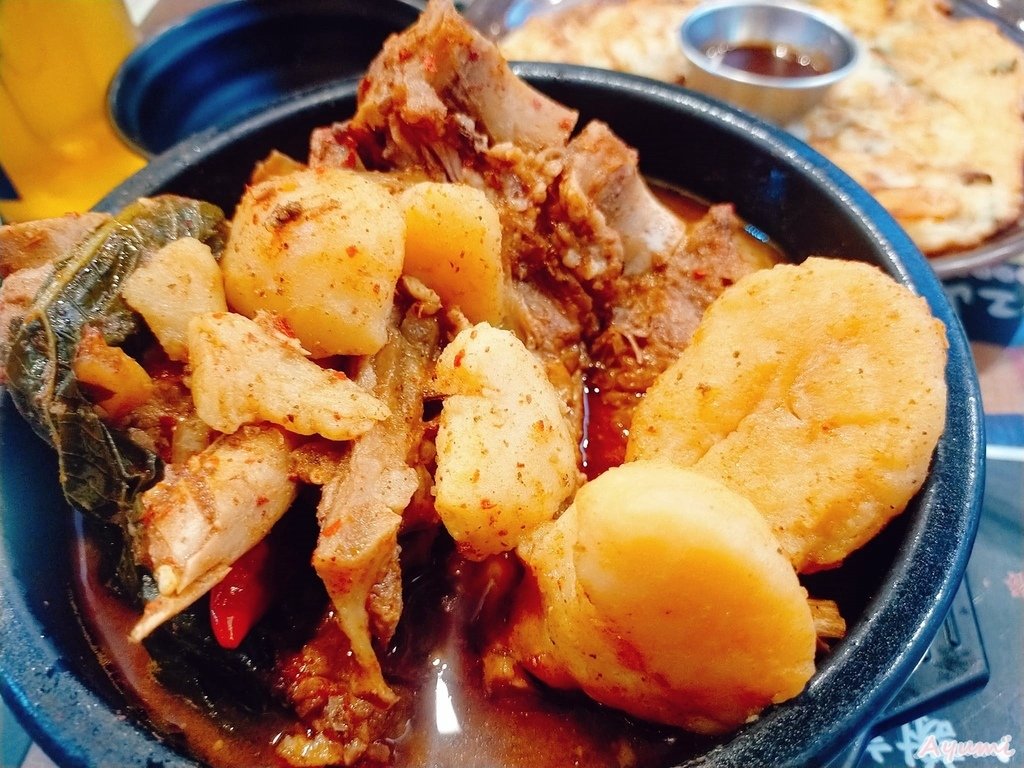 [台南韓式料理推薦]八道江山韓式在地料理/馬鈴薯排骨湯/韓式