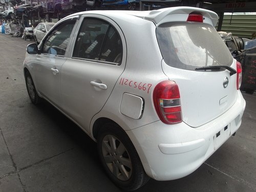 2012 Nissan 日產 新馬曲 白色 1.5 5D