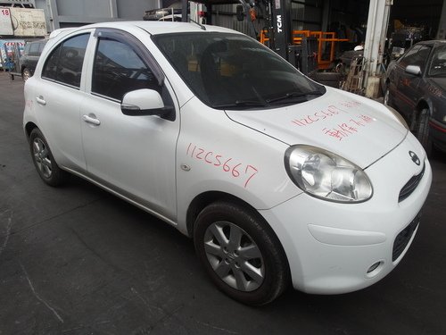 2012 Nissan 日產 新馬曲 白色 1.5 5D