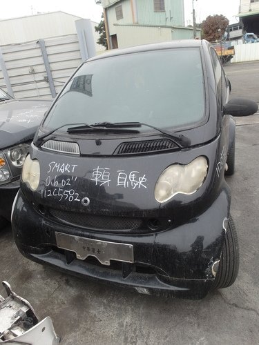 2002 BENZ 賓士 SMART 黑色 0.6 2D