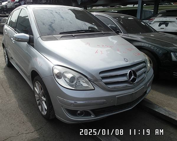 2007年 BENZ 賓士 W245 銀色 2.0 5D