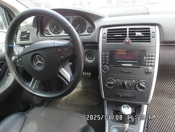 2007年 BENZ 賓士 W245 銀色 2.0 5D