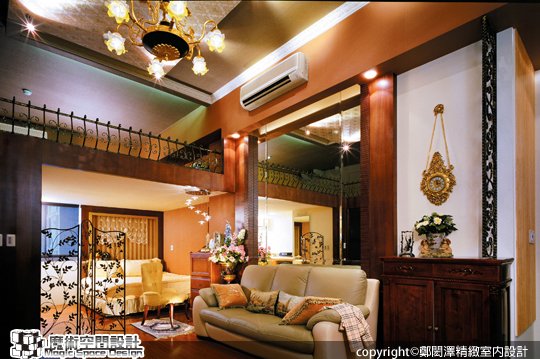 [魔術空間設計]室內設計作品-鄭閎澤精緻室內設計-鎏金映象˙坐擁碧湖美景的古典小豪宅