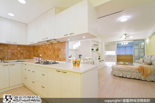 [魔術空間設計]室內設計作品-堂藝時尚空間設計-謝俊安-老公寓改造英式鄉村風格，設計孩子美好生活空間
