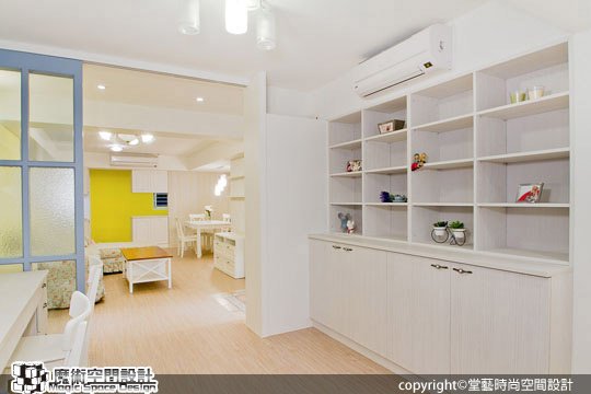 [魔術空間設計]室內設計作品-堂藝時尚空間設計-謝俊安-老公寓改造英式鄉村風格，設計孩子美好生活空間