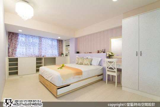 [魔術空間設計]室內設計作品-堂藝時尚空間設計-謝俊安-老公寓改造英式鄉村風格，設計孩子美好生活空間
