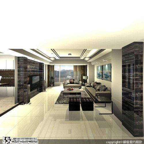 [魔術空間設計]3D室內設計作品-擷發室內設計-林木發 