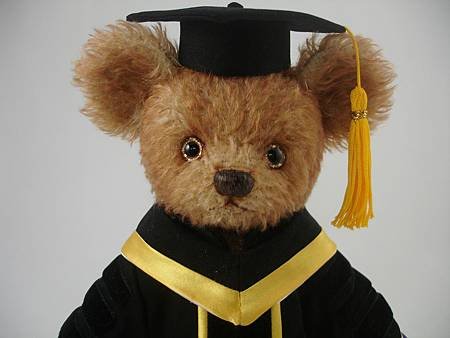 Teddy in Cap and Gown