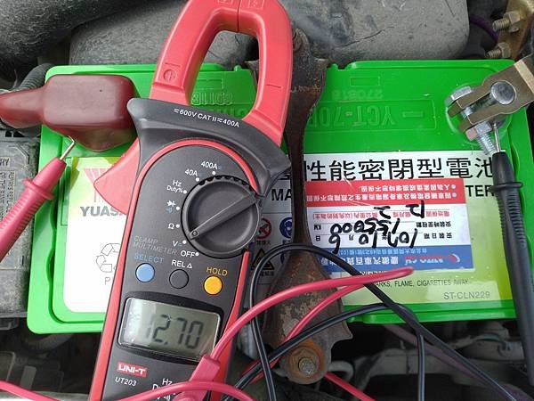 新電瓶應該是電力充足