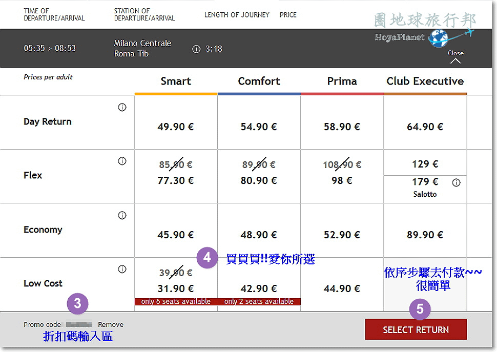 【2025義大利】高鐵 italo最新優惠碼！通行羅馬/威尼