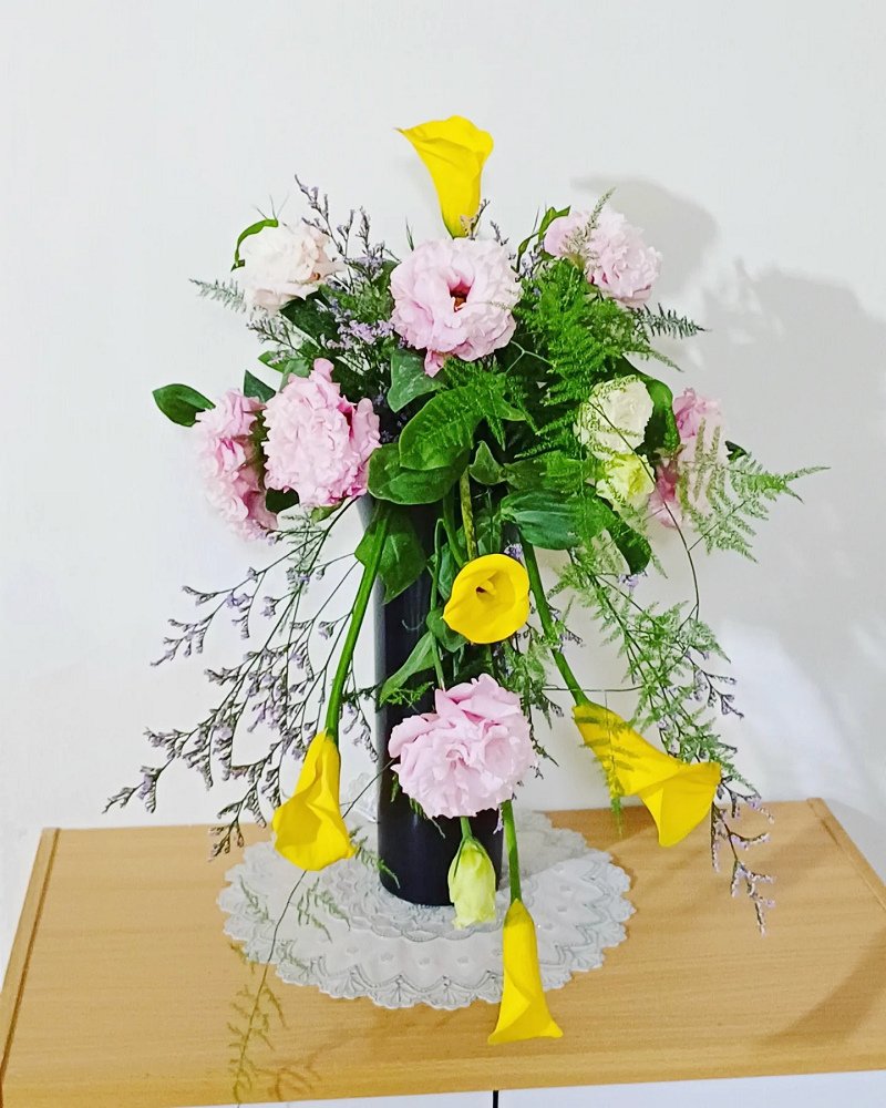 花藝美學班~瀑布型 113/4/2