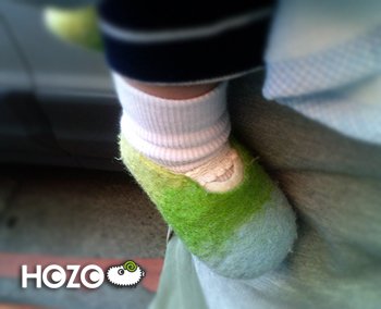 小鞋星走秀照