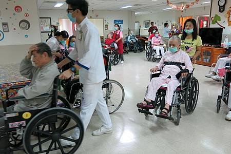 模擬護理之家起火住民實際演練