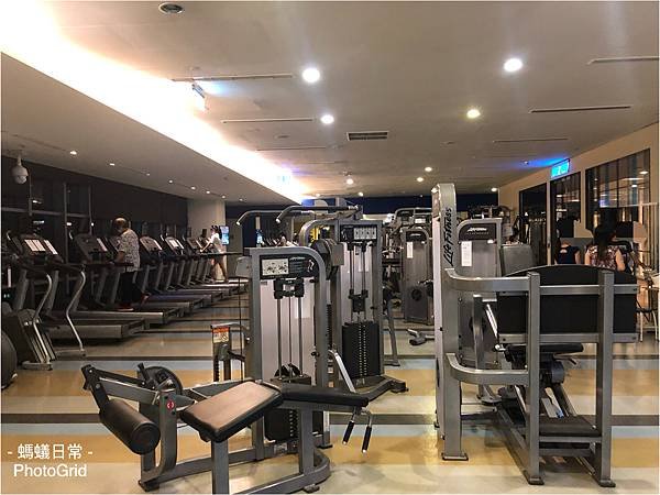 桃園住宿推薦 華航諾富特機場飯店 健身房.JPG