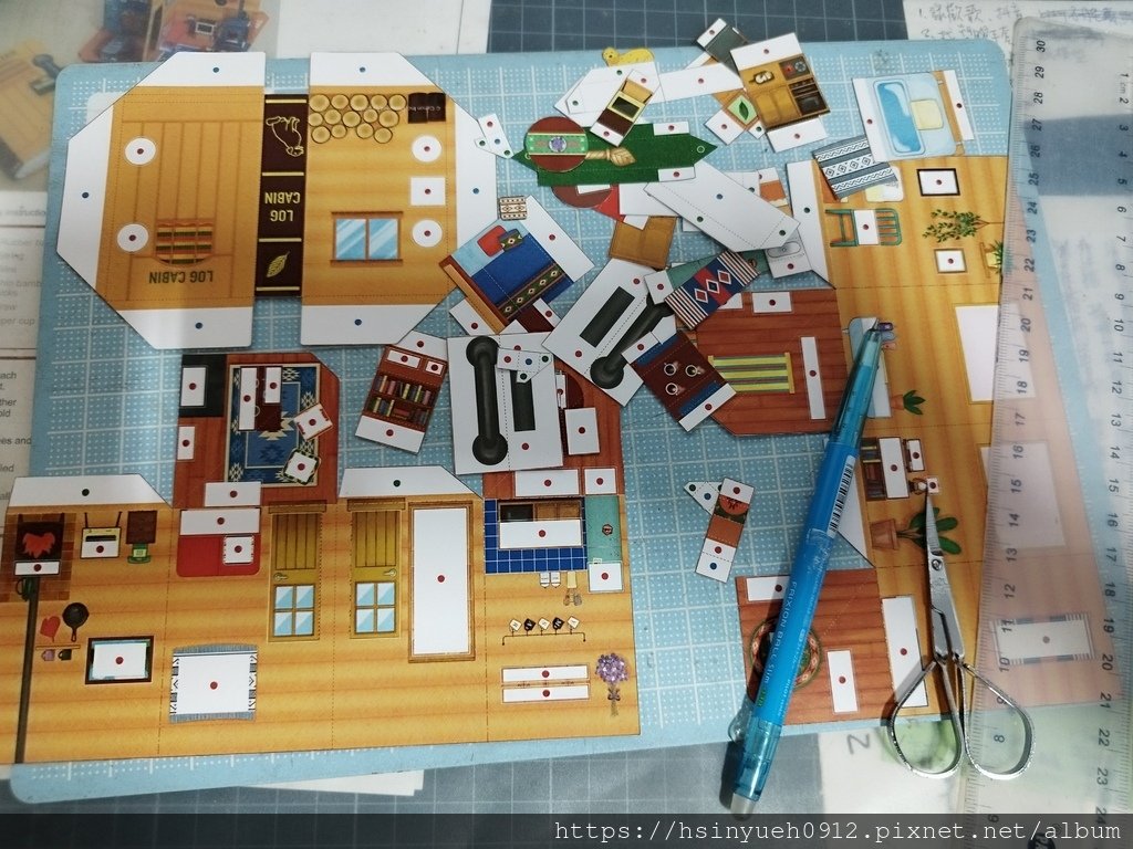 微型立體書-小木屋