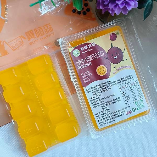 【宅配】買嗨森 輕纖食嗑-低卡蒟蒻晶磚(1組6片) /蒟蒻凍