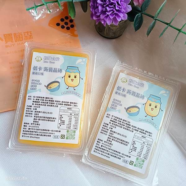 【宅配】買嗨森 輕纖食嗑-低卡蒟蒻晶磚(1組6片) /蒟蒻凍