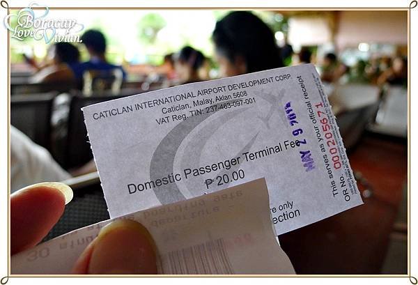 Domestic Passenger Terminal Fee ==&gt; 20 Peso/人