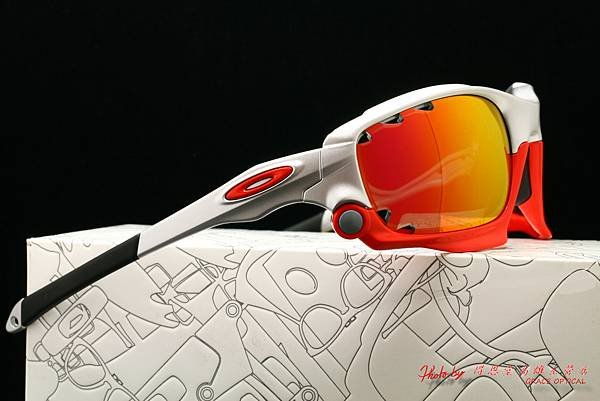 OAKLEY Custom Racing Jacket(原JAWBONE)&amp;彩色紅鍍膜近視有度數運動太陽鏡片