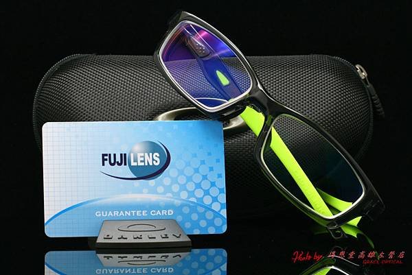 Oakley Crosslink OX8029-02 ASIAN FIT(亞洲版)螢光綠 &amp; FUJI抗藍光鏡片