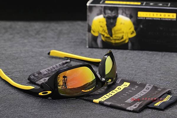 OAKLEY LiveStrong Scalpel &amp; 客製化SPORT近視偏光金鍍膜太陽鏡片