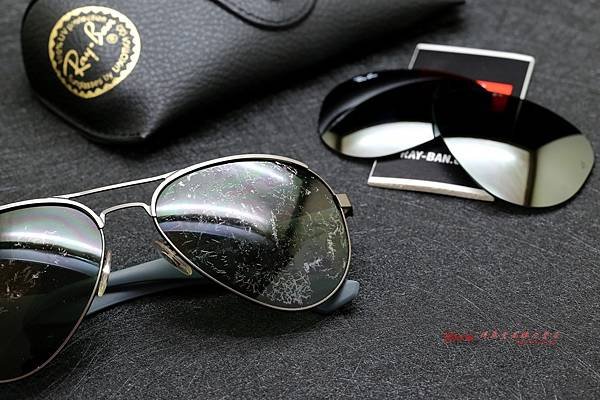 Ray Ban RB3523 雷朋太陽眼鏡 鏡片脫膜更換鏡片 高雄得恩堂左營店 雷朋店中店專業銷售門市