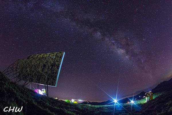 合歡山北峰夜景