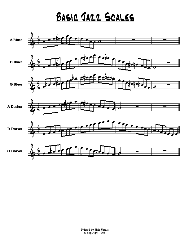 Jazz音階