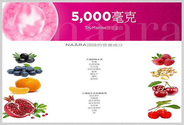 Naara5000毫克TruMarine膠原蛋白+Naara頂級的營養成分.png