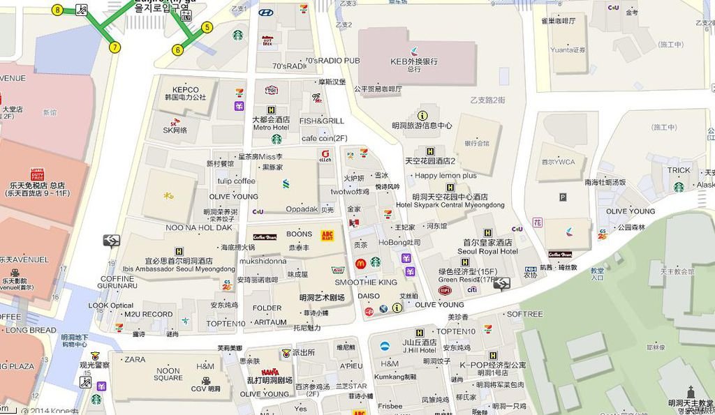 明洞逛街地圖- 乙支路站.JPG