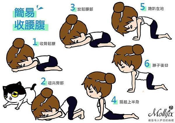 簡易收腹操