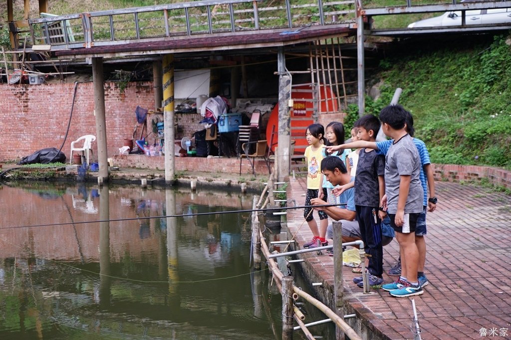 苗栗頭屋茶書坊露營(104露)-小孩的釣魚初體驗