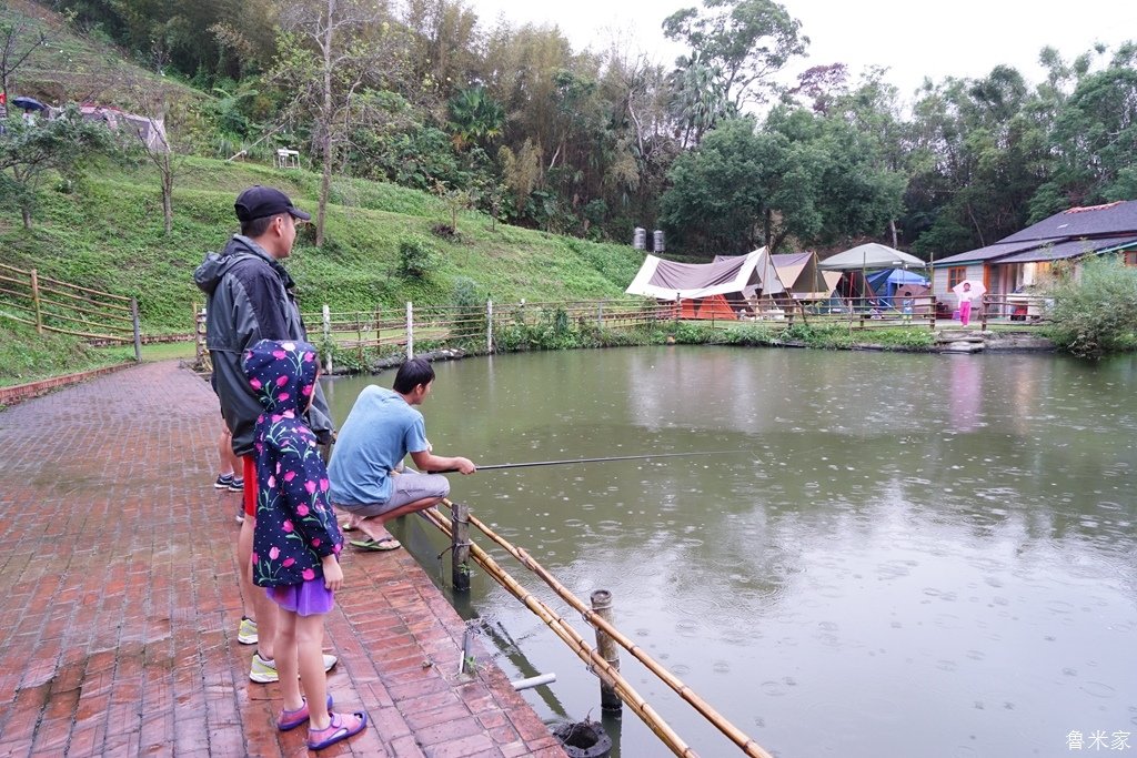 苗栗頭屋茶書坊露營(104露)-小孩的釣魚初體驗